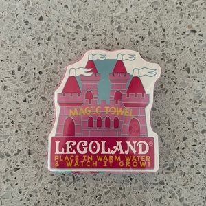 Brand new Legoland magic towel pink